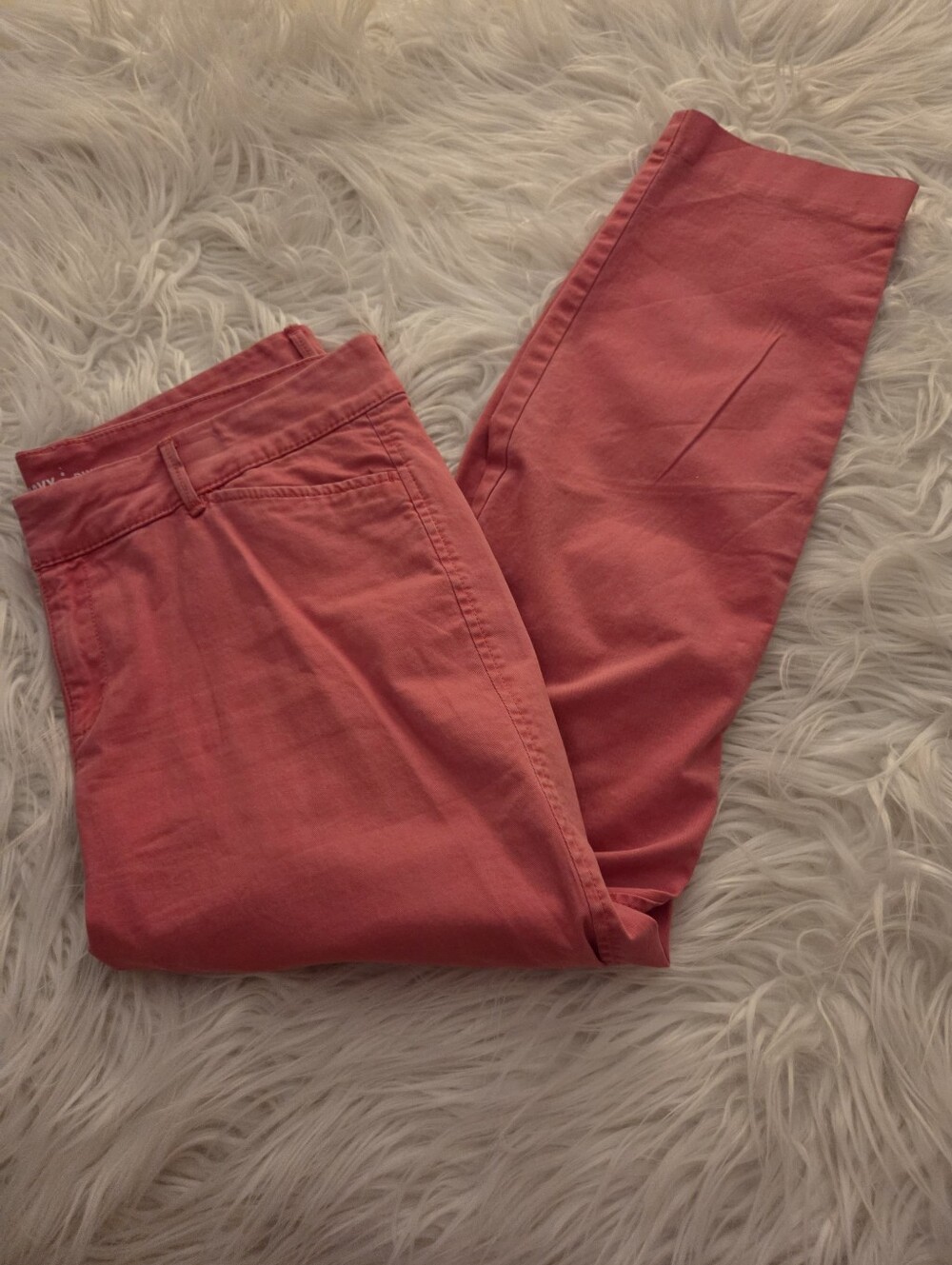 Old Navy Coral Colored Pixie Pants